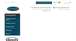 Desktop Screenshot of portaldasbombas.com.br